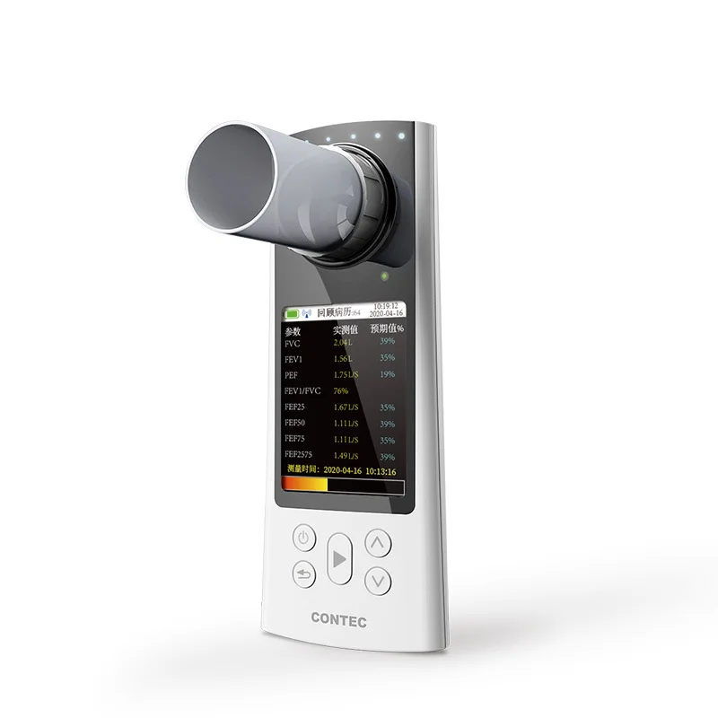 Spirometer Lung Function - Spiromètre numérique Bluetooth éventuelles 80B, affichage