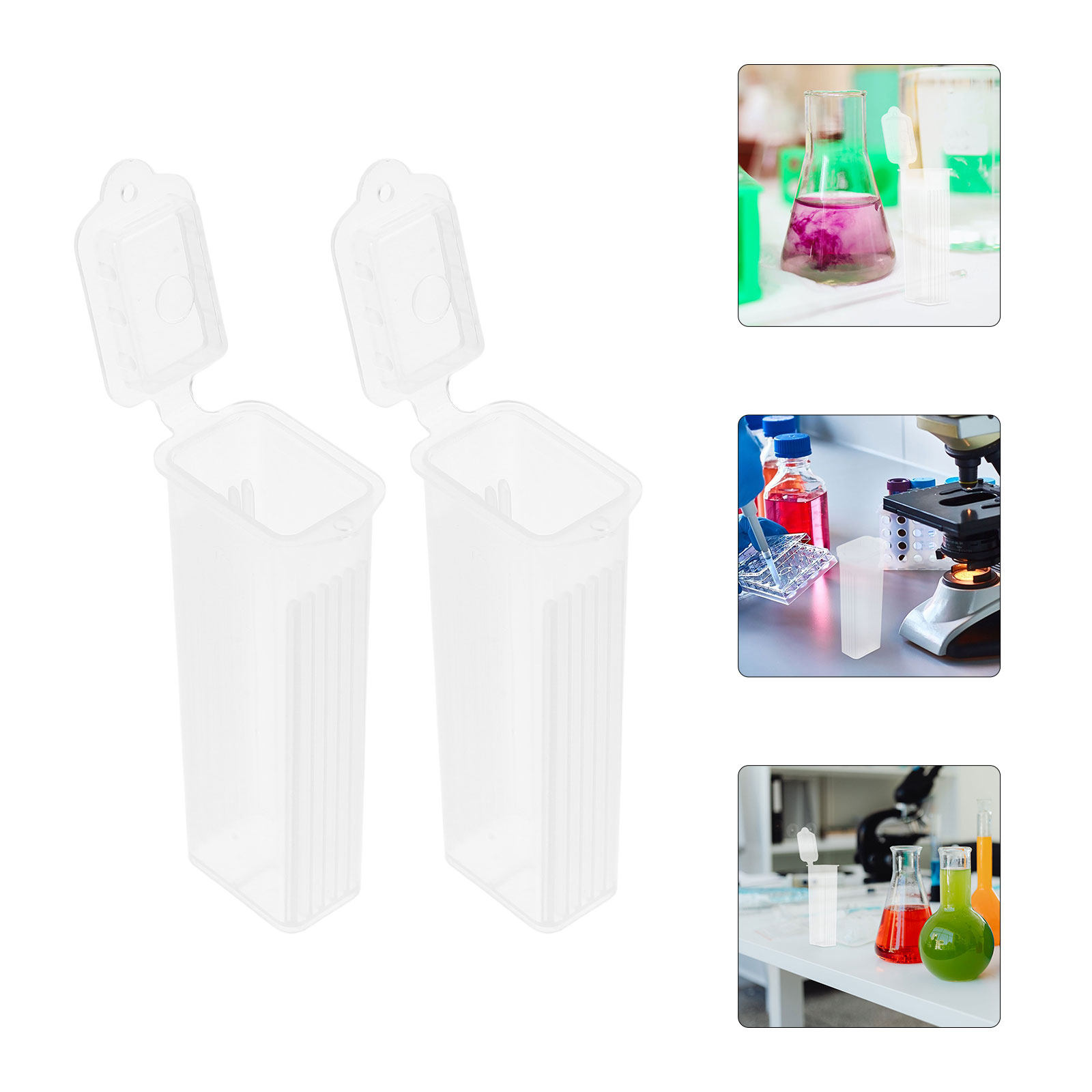 Pathology Slide Storage - 10 pièces Boîte de rangement pour