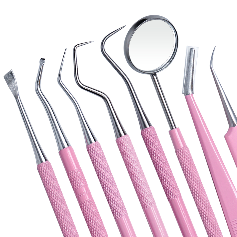 Kit de 8 instruments dentaires - Dental Mirror Probe avis et prix