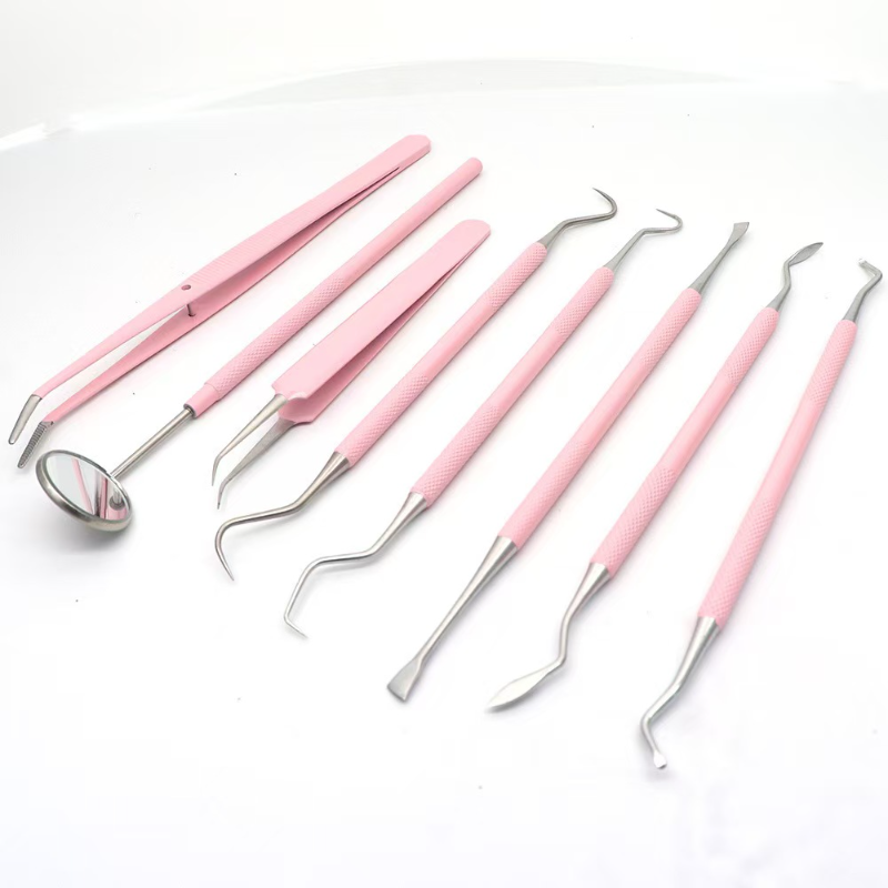 Kit de 8 instruments dentaires - Dental Mirror Probe avis et prix