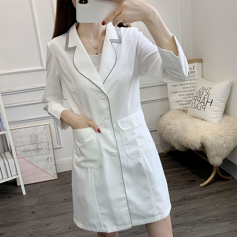 Blanc court beauté uniforme ro - Medical Lab Coats avis et prix