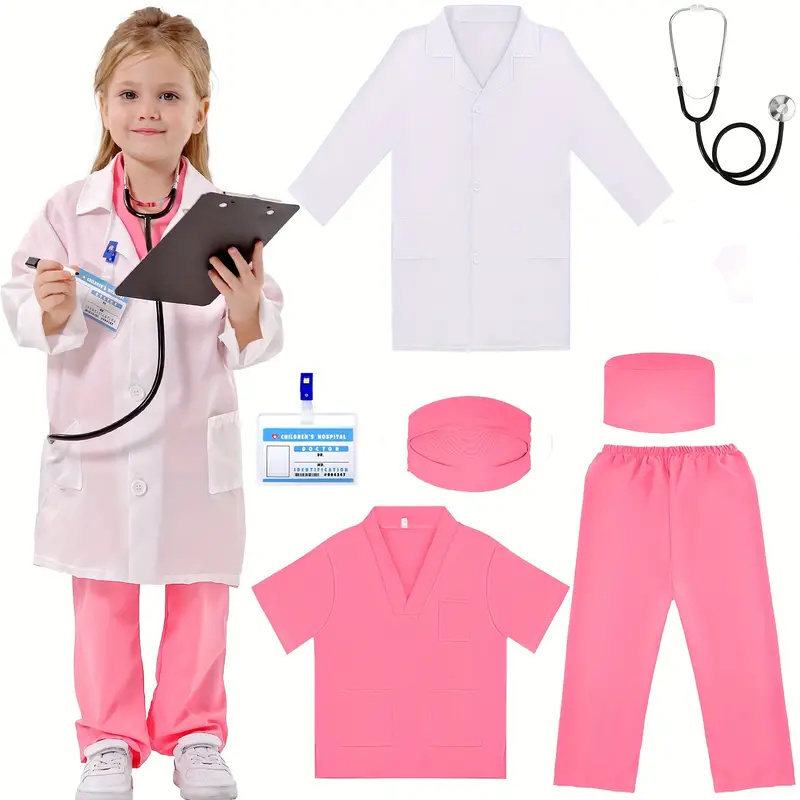 Tenue de Cosplay pour enfants, - Medical Lab Coats avis et prix
