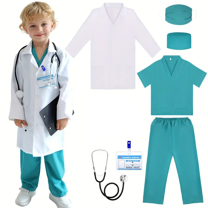 Tenue de Cosplay pour enfants, - Medical Lab Coats avis et prix