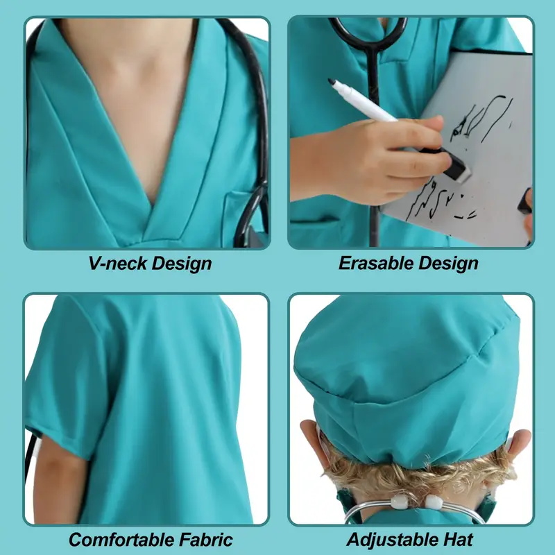 Tenue de Cosplay pour enfants, - Medical Lab Coats avis et prix