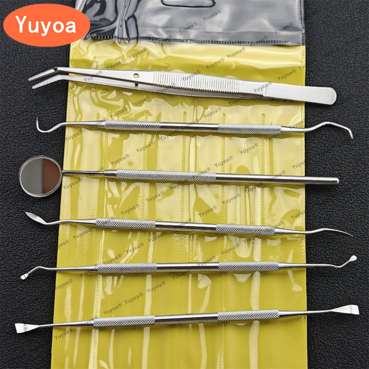 Kit de 5 x 6 pièces d'outils d - Dental Mirror Probe avis et prix