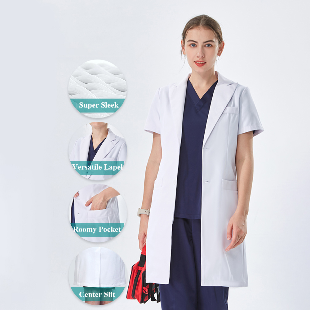 Blouse médicale blanche élégan - Medical Lab Coats avis et prix